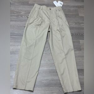 Liz Claiborne tan straight leg pants size 10